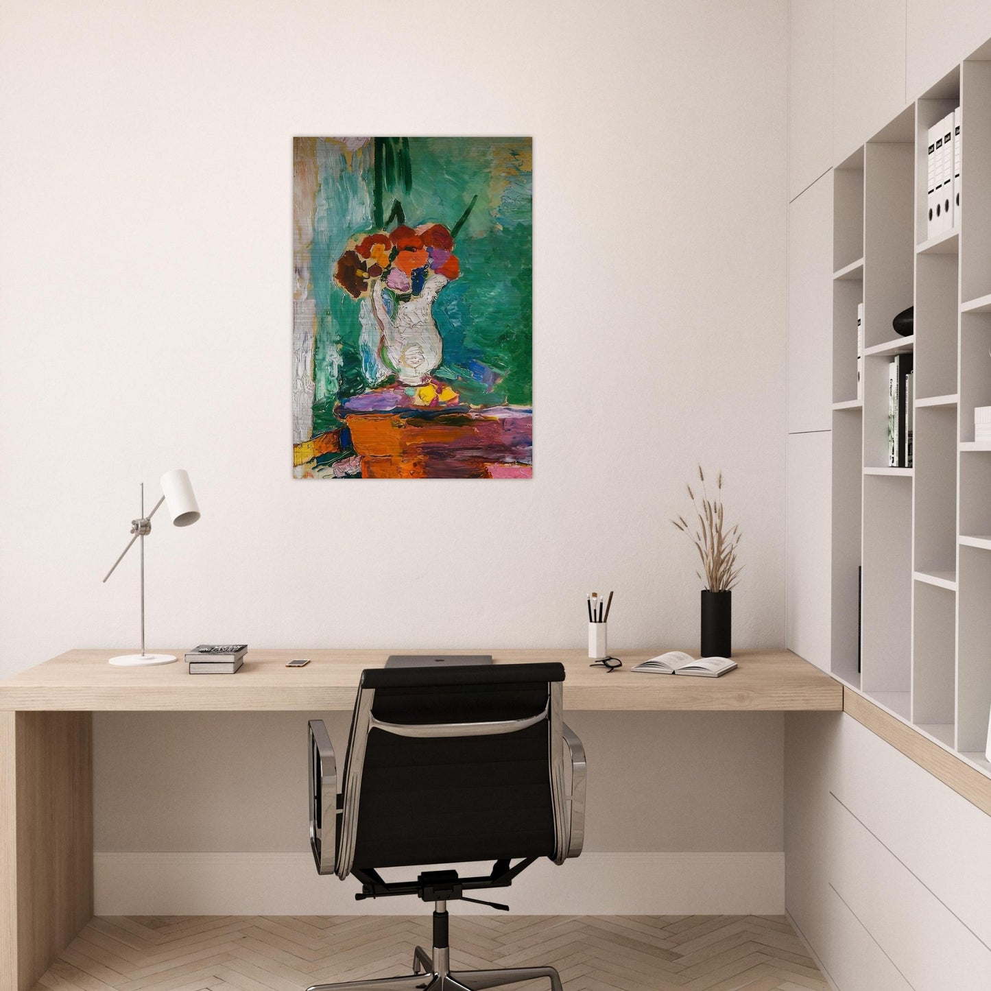 FLOWERS 1907 - Henri Matisse Brushed Aluminum Print - 70x100 cm / 28x40 inches | Henri Matisse Aluminum Print | Henri Matisse Prints