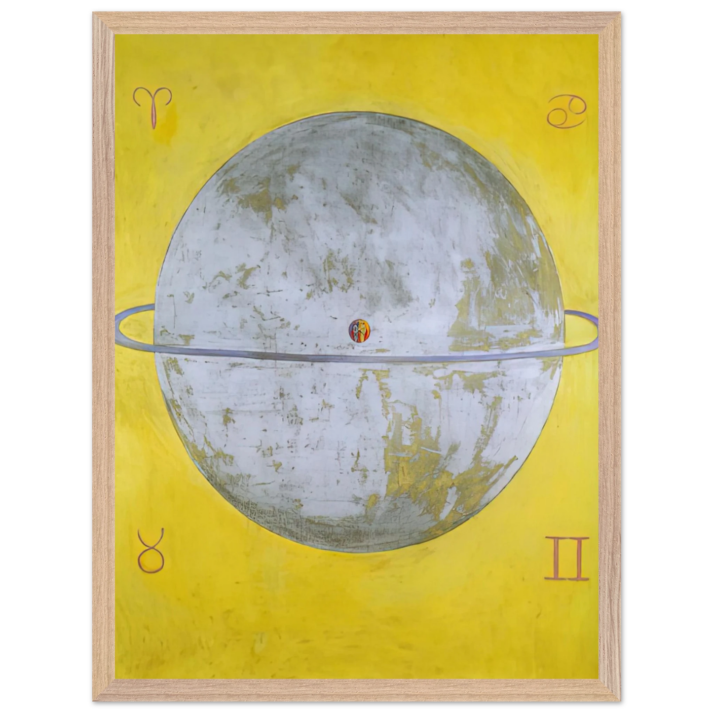 Hilma af Klint - THE DOVE NR 12 1915 Wall art - 30x40 cm / 12x16 inches - Fine Art Poster-canvas - -