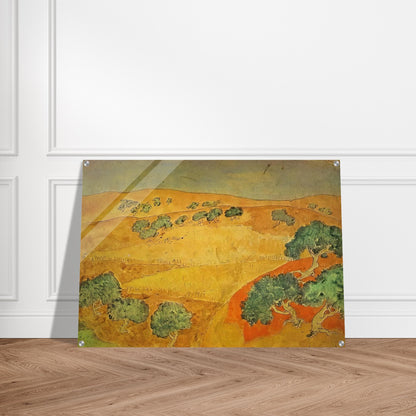 Summer landscape - Pablo Picasso Acrylic Print - 70x100 cm / 28x40″ inches