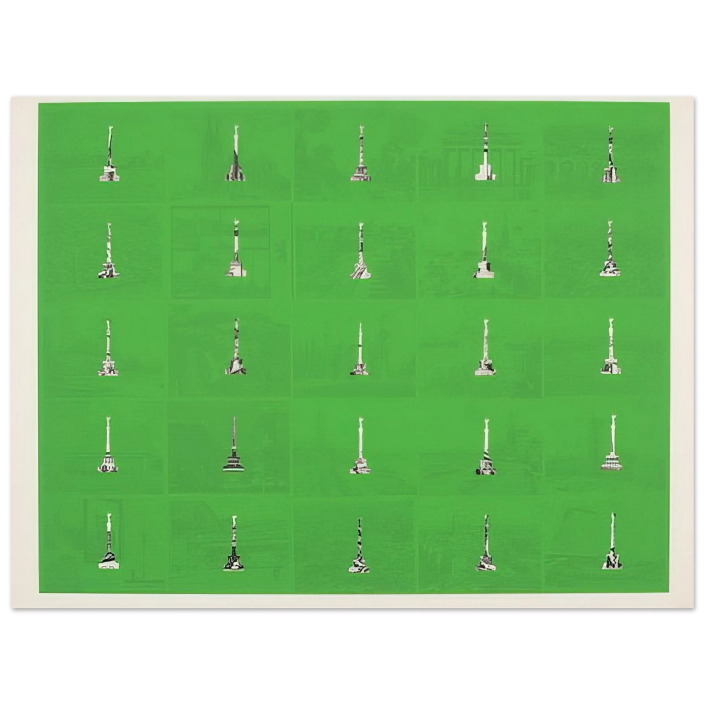 Dieter Roth - Berlin 1 - 1970  75x100 cm / 30x40inches Fine Art Poster