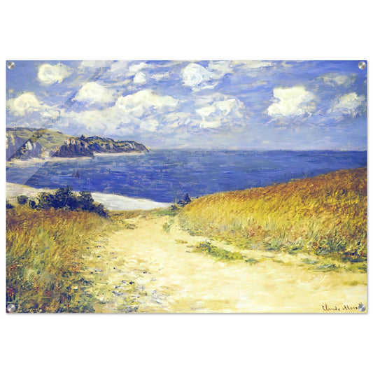 Alley near Pourville - claude monet Acrylic Print - 70x100 cm / 28x40″ inches
