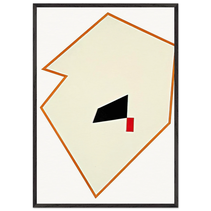 Untitled - 1945 N2 - Tomas Maldonado 70x100 cm / 28x40 inches Framed Art Print – Black Wooden Frame