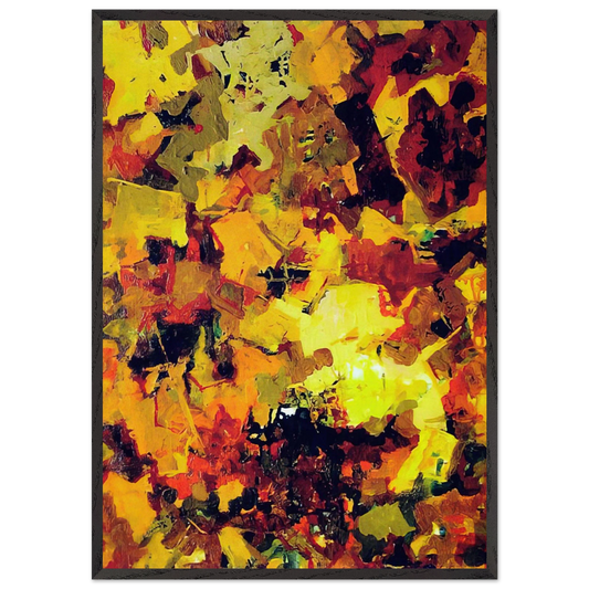 LANDSCAPE WITH SKY 1951 - Audrey Flack 70x100 cm / 28x40 inches Framed Art Print – Black Wooden Frame