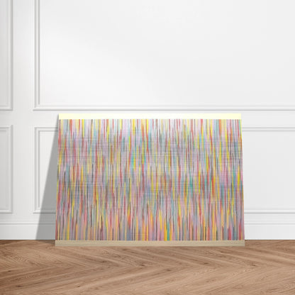 Fox Gate - 1982 - Gene Davis Brushed Aluminum Print - 70x100 cm / 28x40 inches | Gene Davis Aluminum Print | Gene Davis Prints