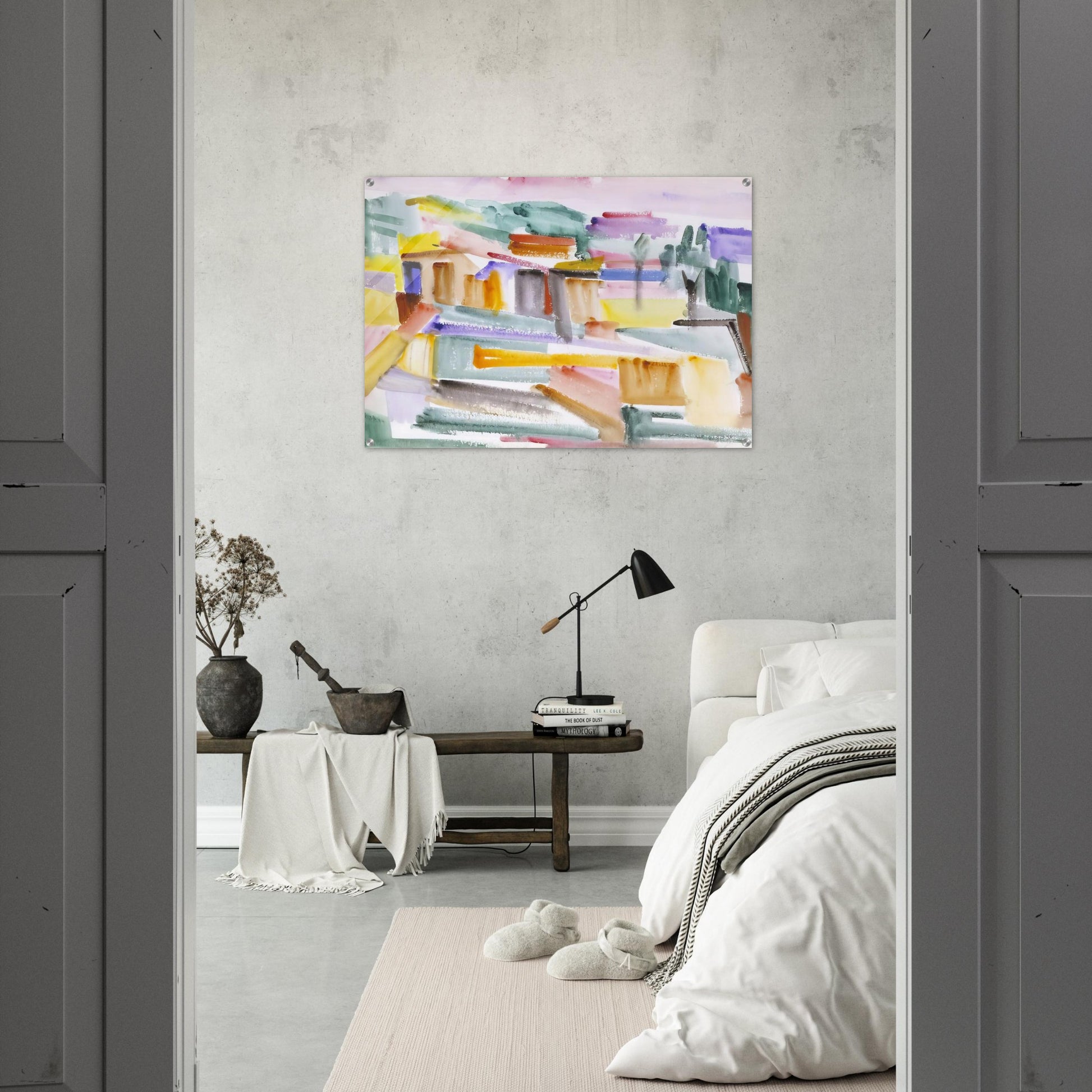 Country Scene - 1938 - Giorgio Cavallon Acrylic Print - 70x100 cm / 28x40″ inches
