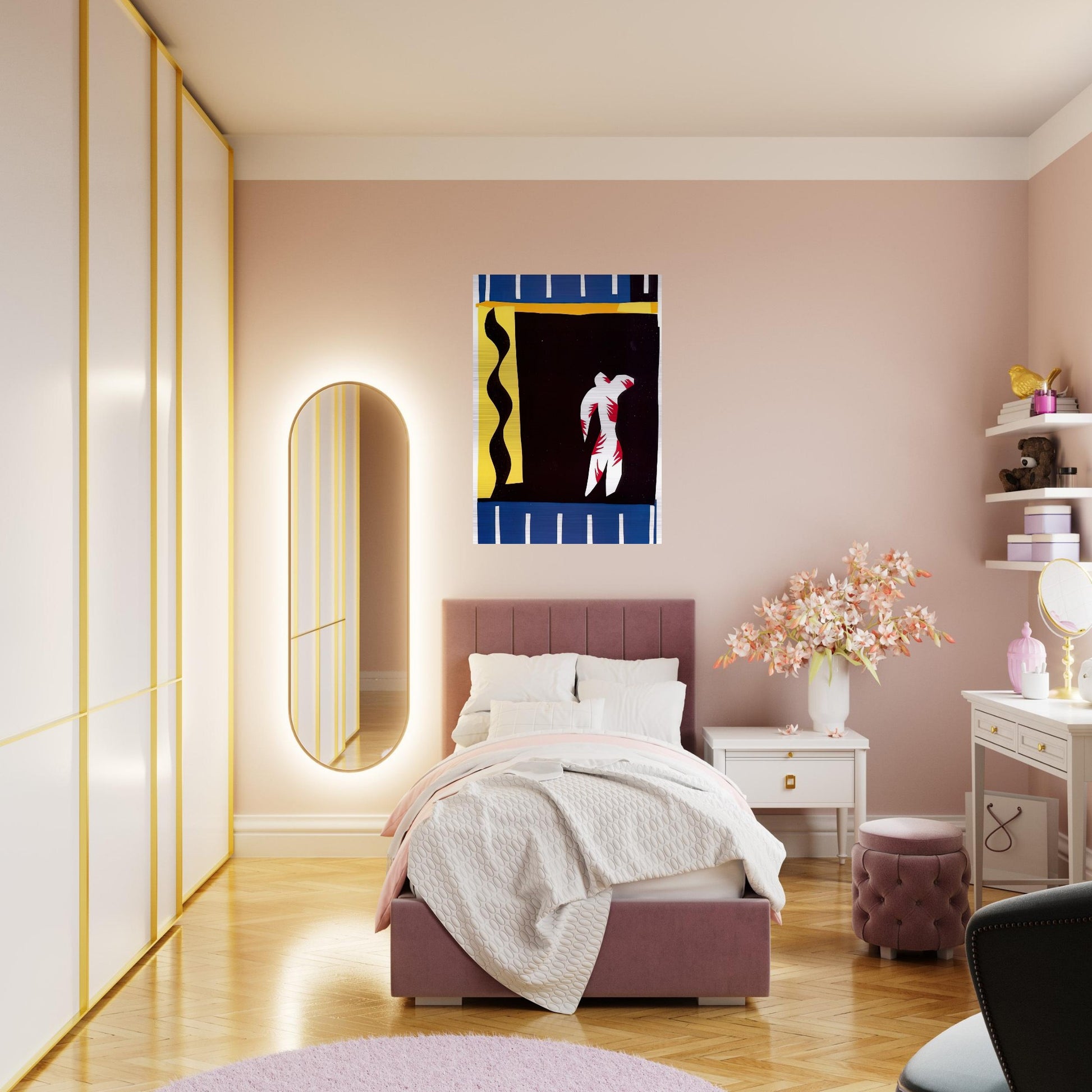 THE CLOWN 1943 - Henri Matisse Brushed Aluminum Print - 70x100 cm / 28x40 inches | Henri Matisse Aluminum Print | Henri Matisse Prints