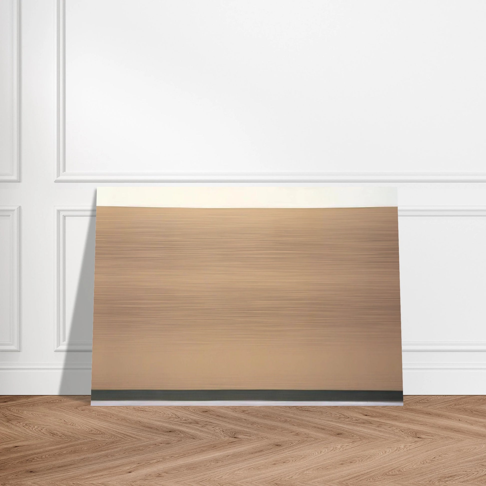 Yellow Ochre - 1967 - Ronnie Landfield Brushed Aluminum Print - 70x100 cm / 28x40 inches | Ronnie Landfield Aluminum Print | Ronnie Landfield Prints