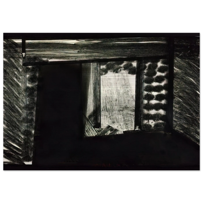 All alone in the Museum of Art - 1979 - Howard Hodgkin Brushed Aluminum Print - 70x100 cm / 28x40 inches | Howard Hodgkin Aluminum Print | Howard Hodgkin Prints