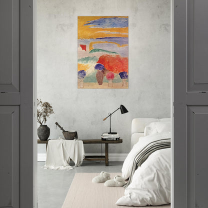 OPEN WINDOW AT TANGIER 1913 - Henri Matisse Brushed Aluminum Print - 70x100 cm / 28x40 inches | Henri Matisse Aluminum Print | Henri Matisse Prints