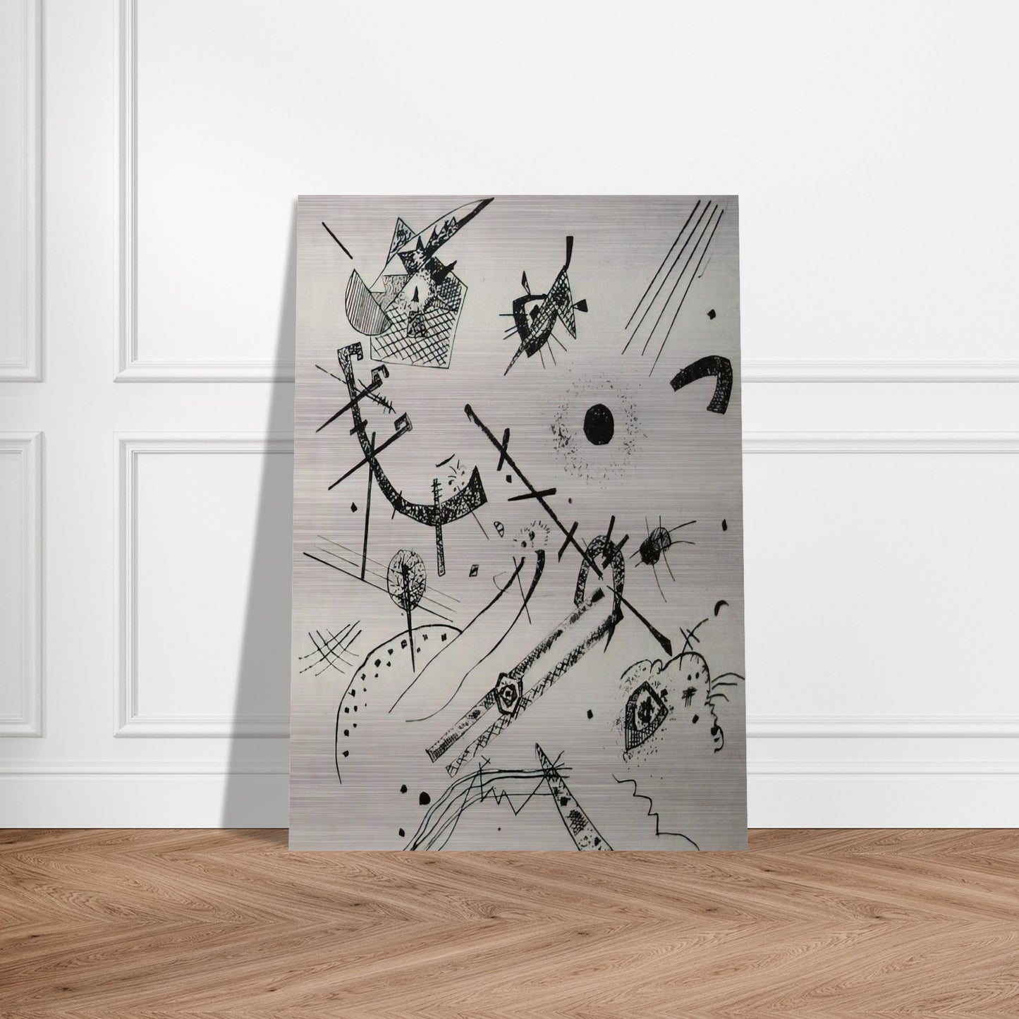 SMALL WORLDS XI 1922 - Wassily Kandinsky Brushed Aluminum Print - 70x100 cm / 28x40 inches | Wassily Kandinsky Aluminum Print | Wassily Kandinsky Prints