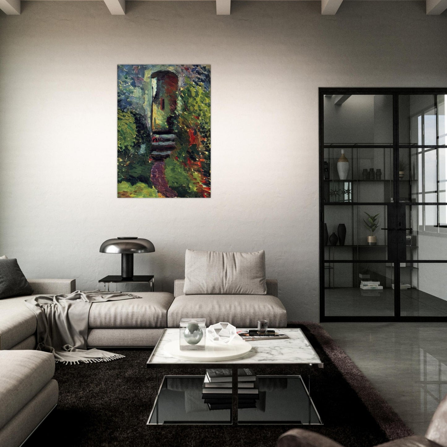 THE LITTLE GATE OF THE OLD MILL 1898 - Henri Matisse Brushed Aluminum Print - 70x100 cm / 28x40 inches | Henri Matisse Aluminum Print | Henri Matisse Prints