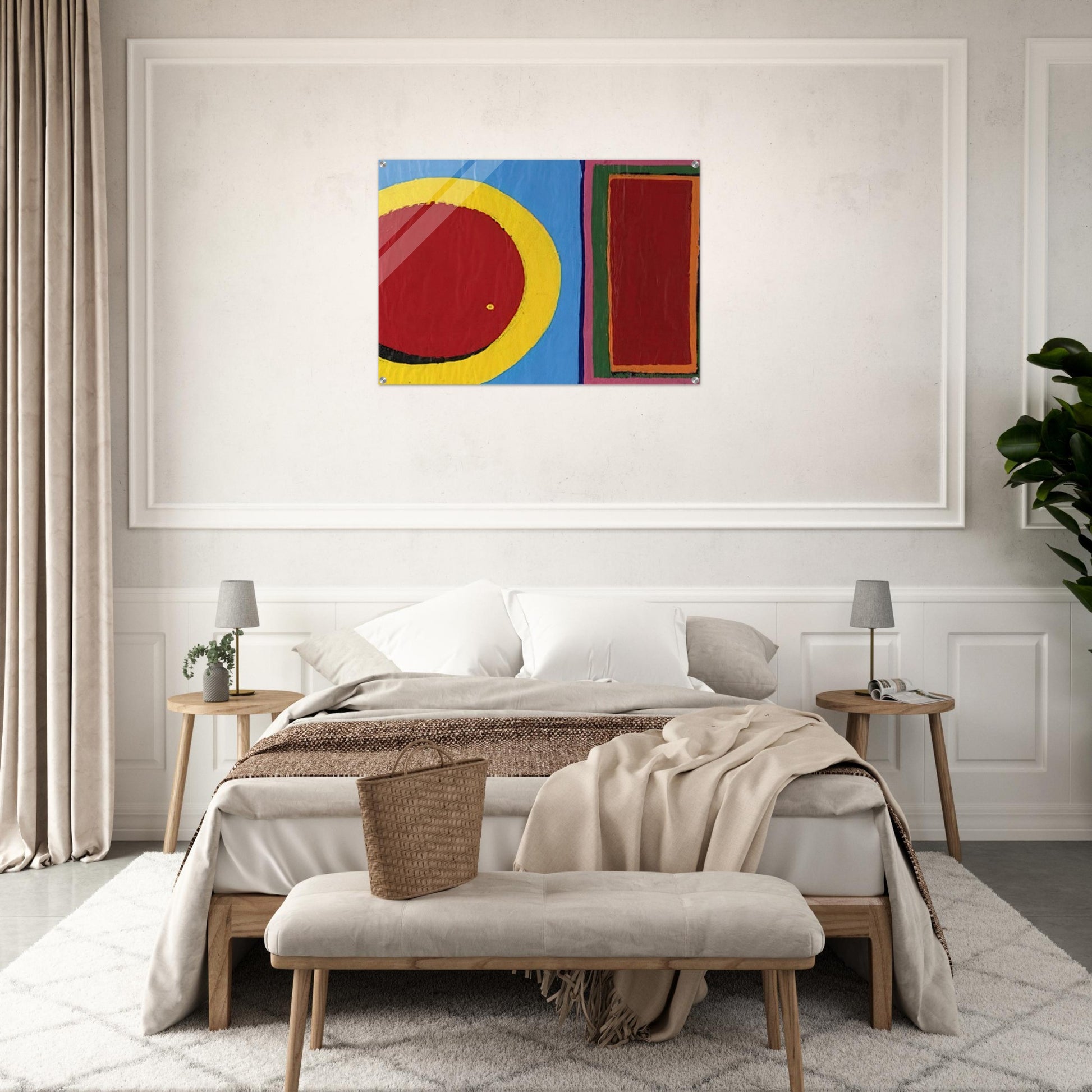 Composition - Al Held Acrylic Print - 70x100 cm / 28x40″ inches