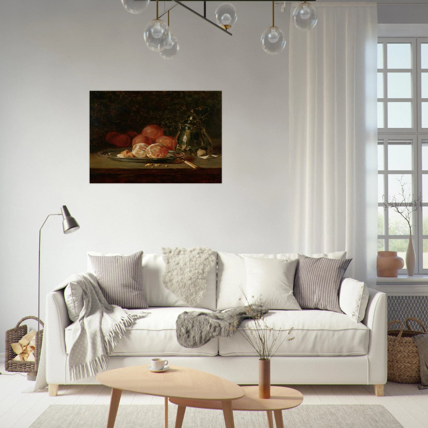 Dead nature - Tarsila do Amaral Brushed Aluminum Print - 70x100 cm / 28x40 inches | Tarsila do Amaral Aluminum Print | Tarsila do Amaral Prints