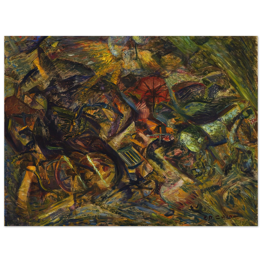 Carlo Carra - JOLTS OF A CAB 1911  75x100 cm / 30x40inches Fine Art Poster