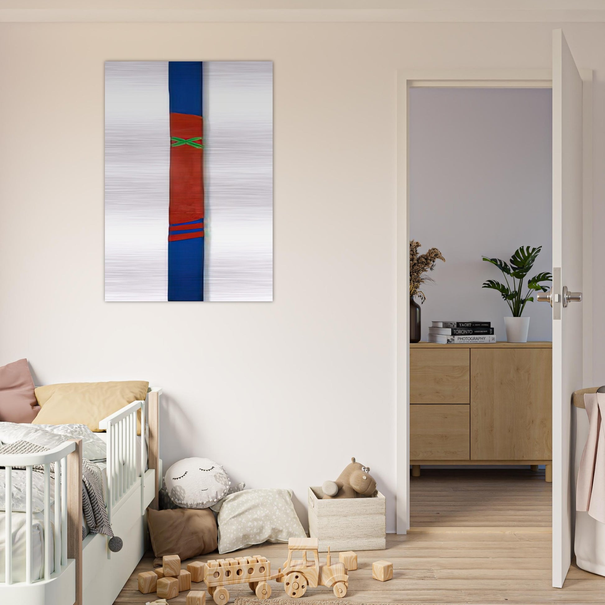 OHNE TITEL 1964 - BLINKY PALERMO Brushed Aluminum Print - 70x100 cm / 28x40 inches | BLINKY PALERMO Aluminum Print | BLINKY PALERMO Prints