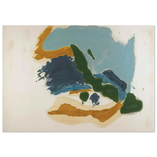 Helen Frankenthaler - Tuscany - 1963 Wall art - 13x18 cm / 5x7 Inches - Fine Art Poster - -