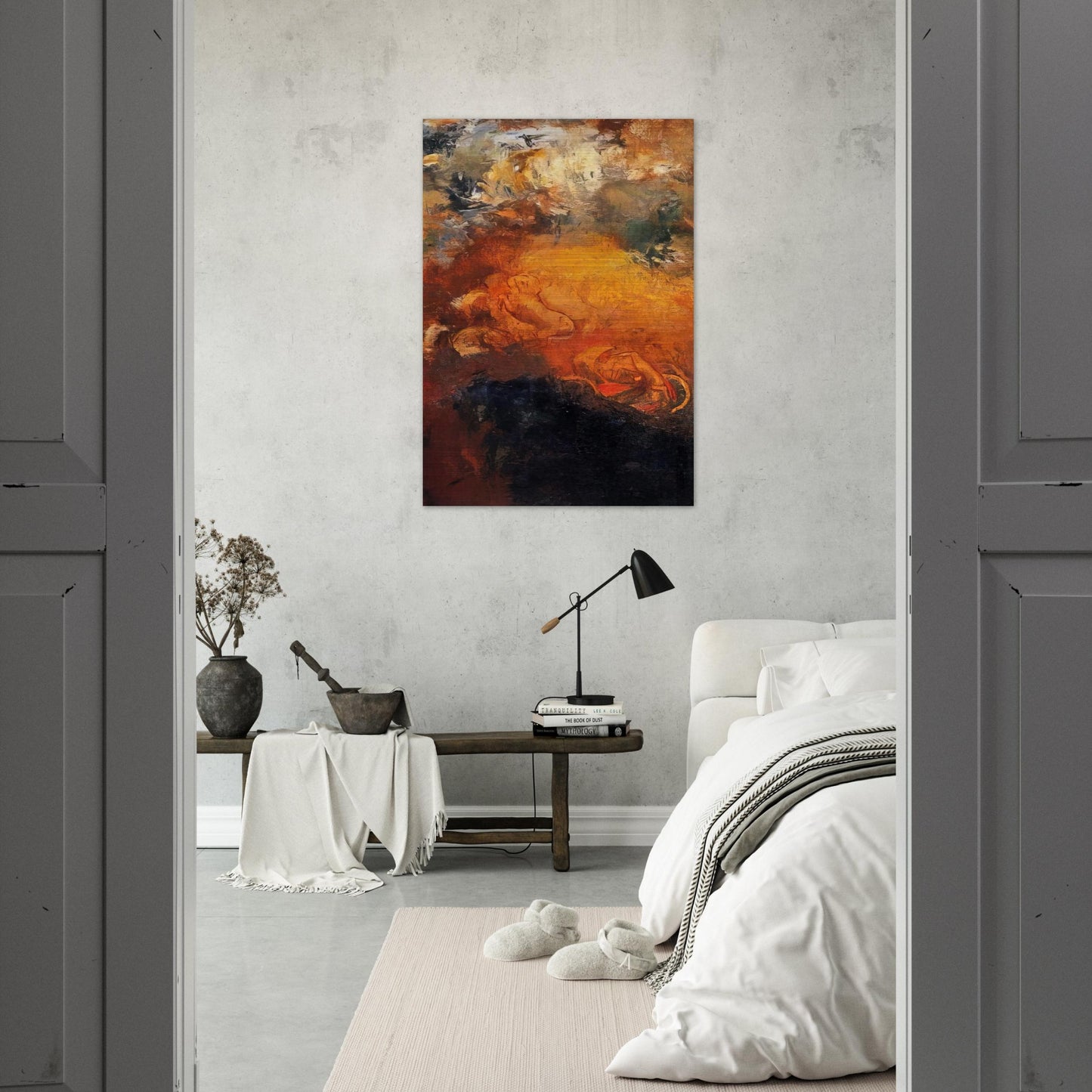 APOLLO S CHARIOT - Odilon Redon Brushed Aluminum Print - 70x100 cm / 28x40 inches | Odilon Redon Aluminum Print | Odilon Redon Prints