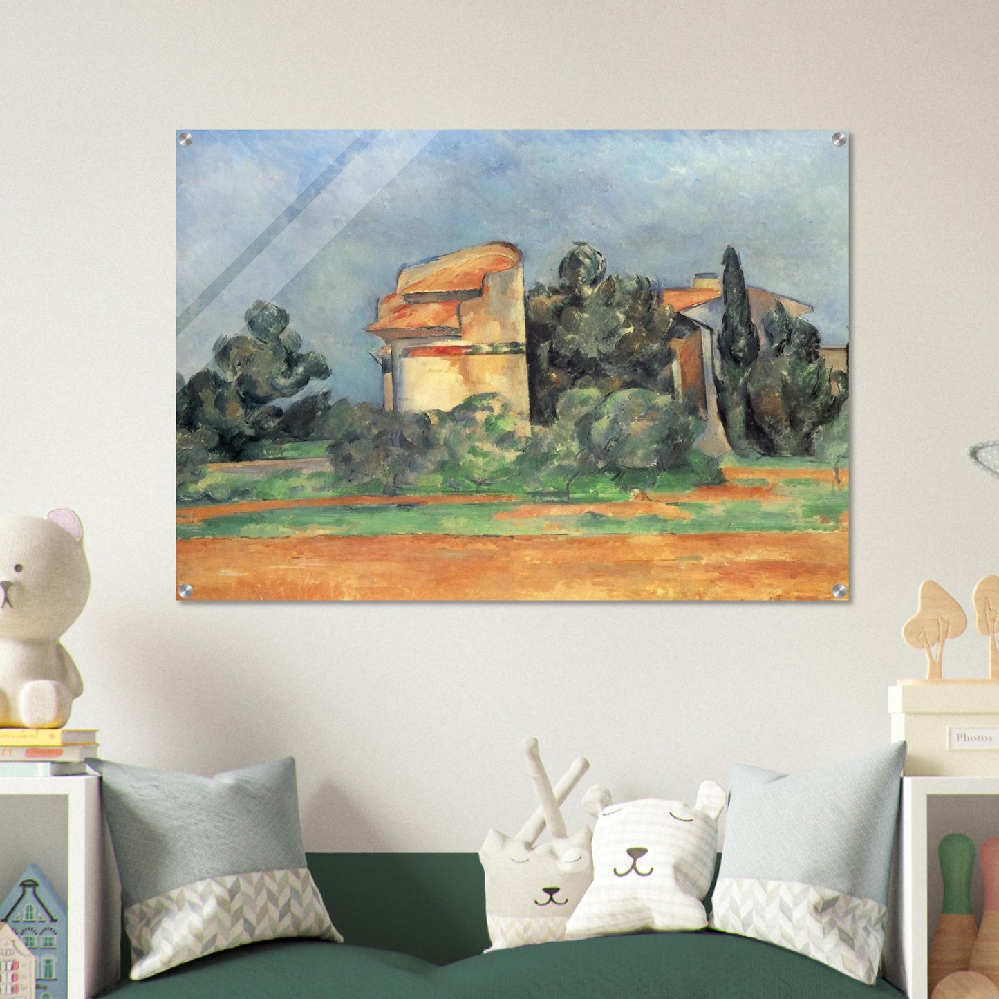 The Pigeon Tower At Bellevue - Paul Cézanne Acrylic Print - 70x100 cm / 28x40″ inches