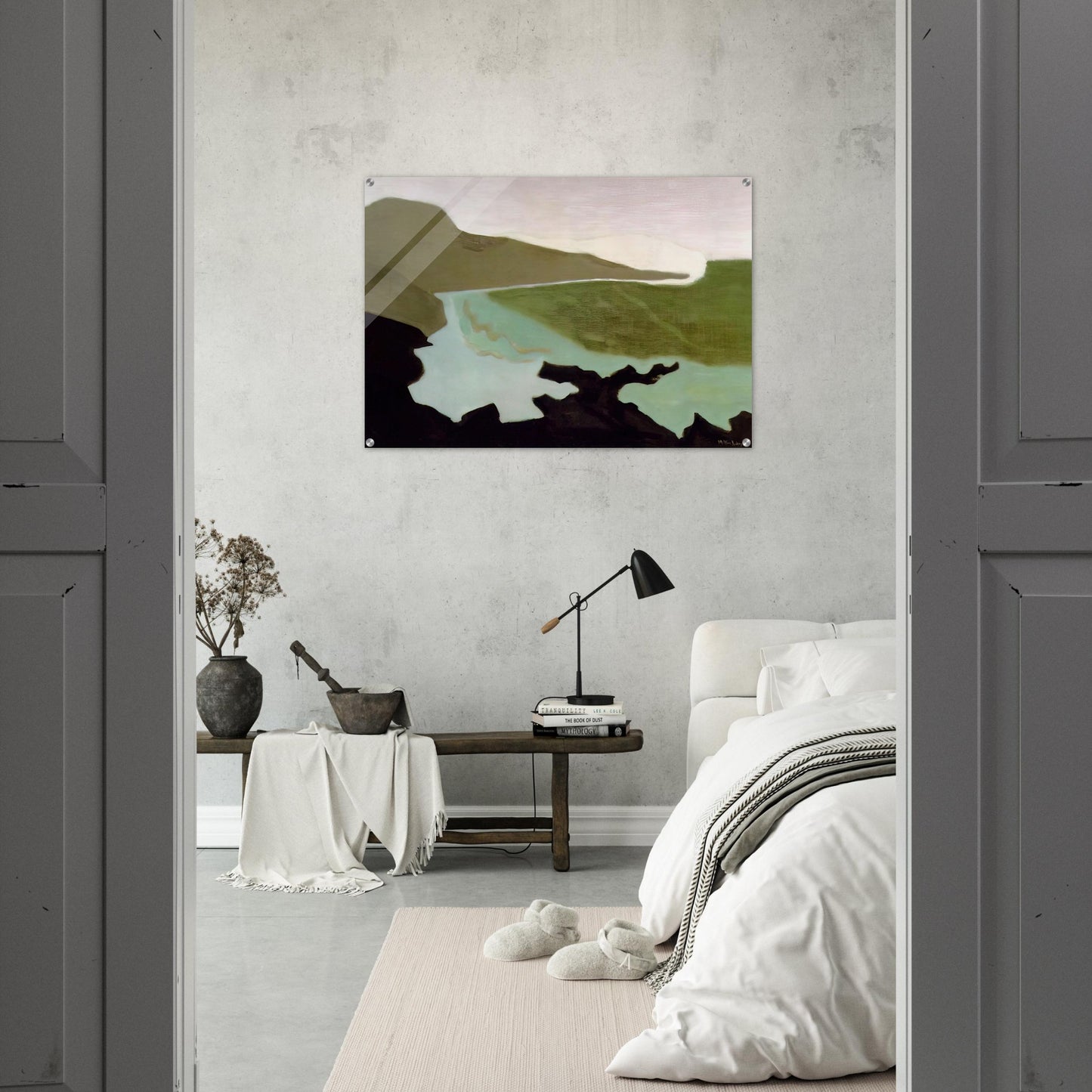 Green Sea - 1954 - Milton Avery Acrylic Print - 70x100 cm / 28x40″ inches | Milton Avery Wall Art | Milton Avery Prints