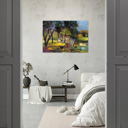 LANDSCAPE CORSICA 1898 - Henri Matisse Brushed Aluminum Print - 70x100 cm / 28x40 inches | Henri Matisse Aluminum Print | Henri Matisse Prints