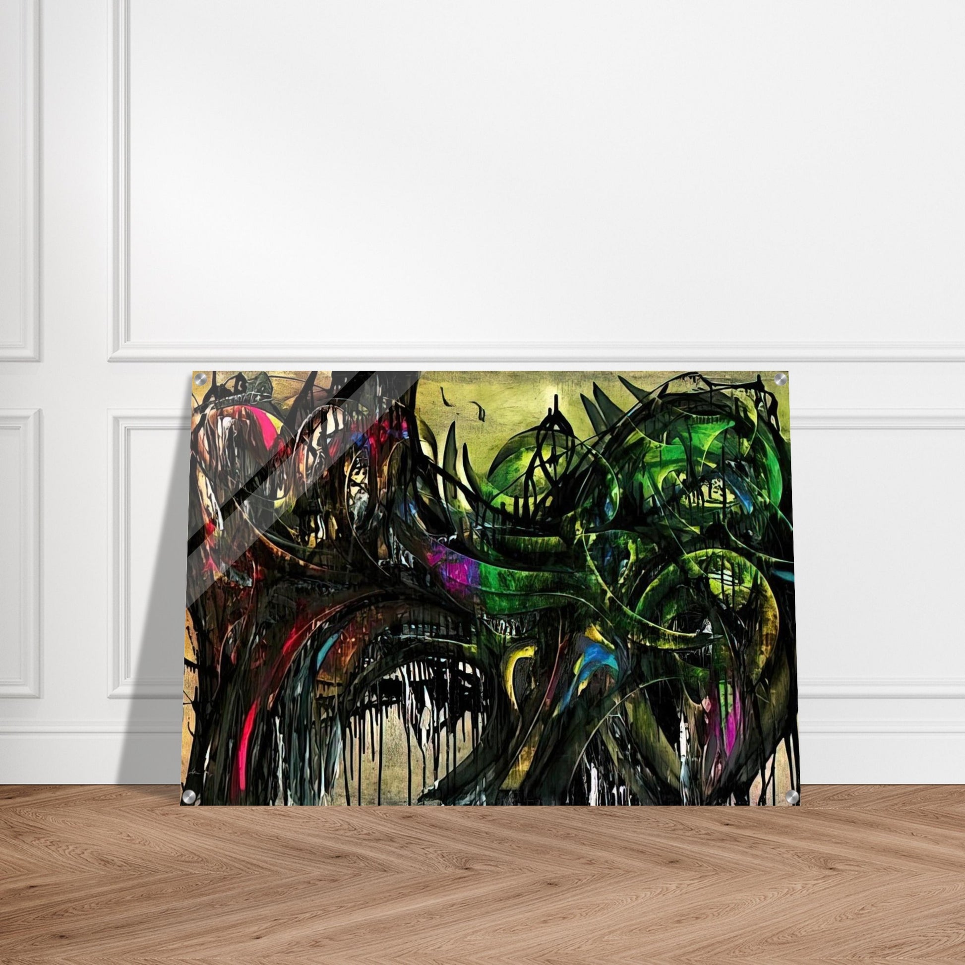 Peinture - 1955 - Simon Hantai Acrylic Print - 70x100 cm / 28x40″ inches