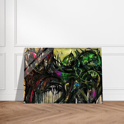 Peinture - 1955 - Simon Hantai Acrylic Print - 70x100 cm / 28x40″ inches