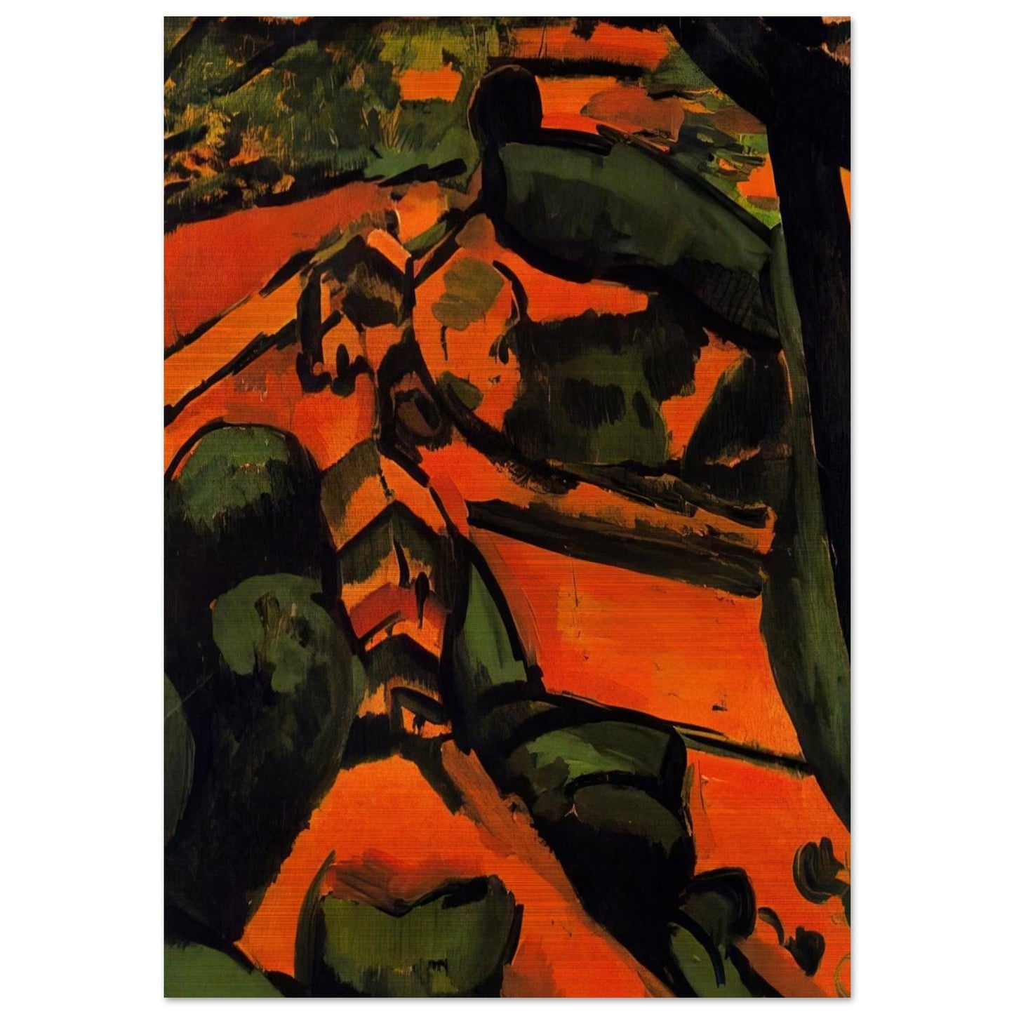 UNTITLED - Andre Derain Brushed Aluminum Print - 70x100 cm / 28x40 inches | Andre Derain Aluminum Print | Andre Derain Prints