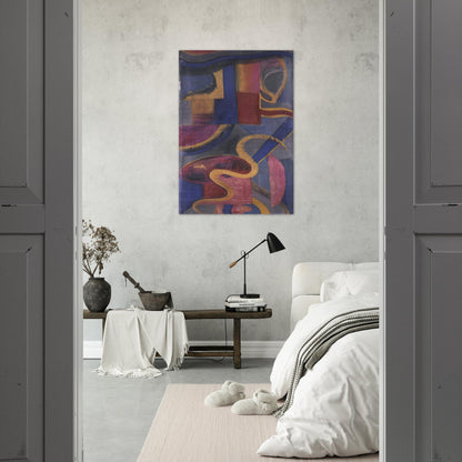 Composizione Dada - Abstract Art - Julius Evola Brushed Aluminum Print - 70x100 cm / 28x40 inches | Julius Evola Aluminum Print | Julius Evola Prints