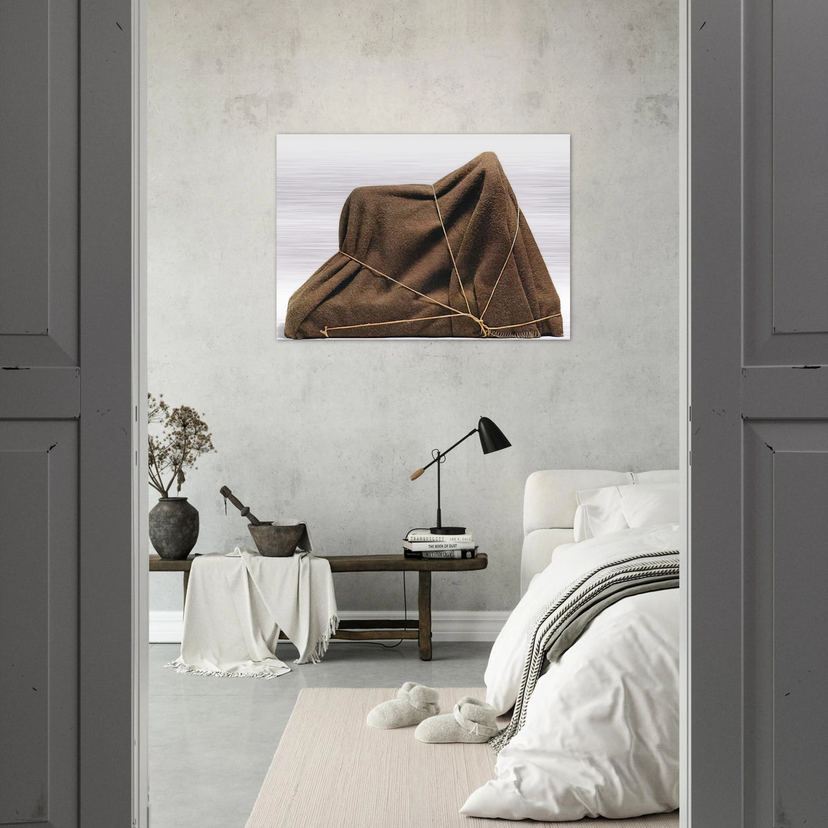 THE ENIGMA OF ISIDORE DUCASSE 1920 - Man Ray Brushed Aluminum Print - 70x100 cm / 28x40 inches | Man Ray Aluminum Print | Man Ray Prints