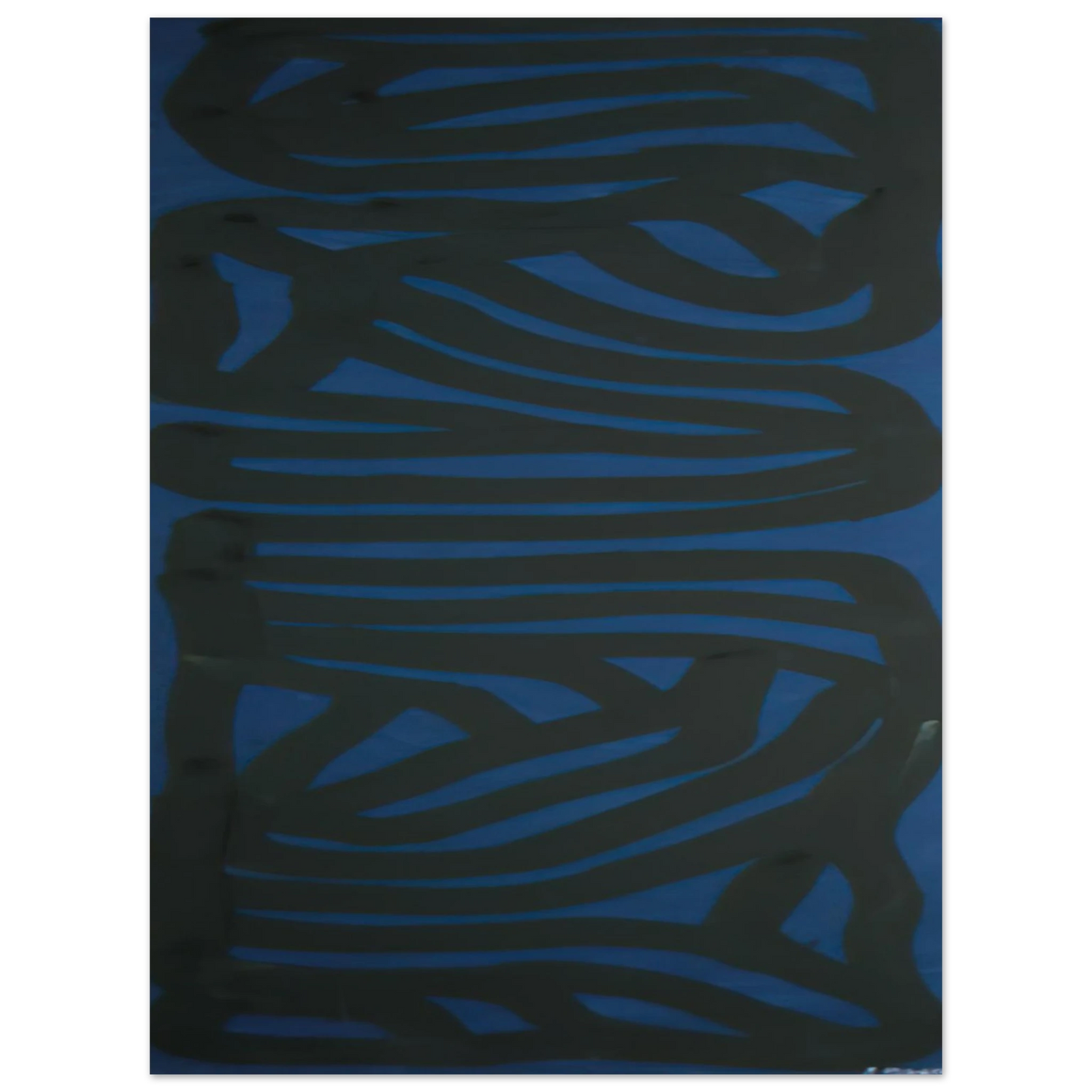 Sol LeWitt - Blue Vertical  75x100 cm / 30x40inches Fine Art Poster