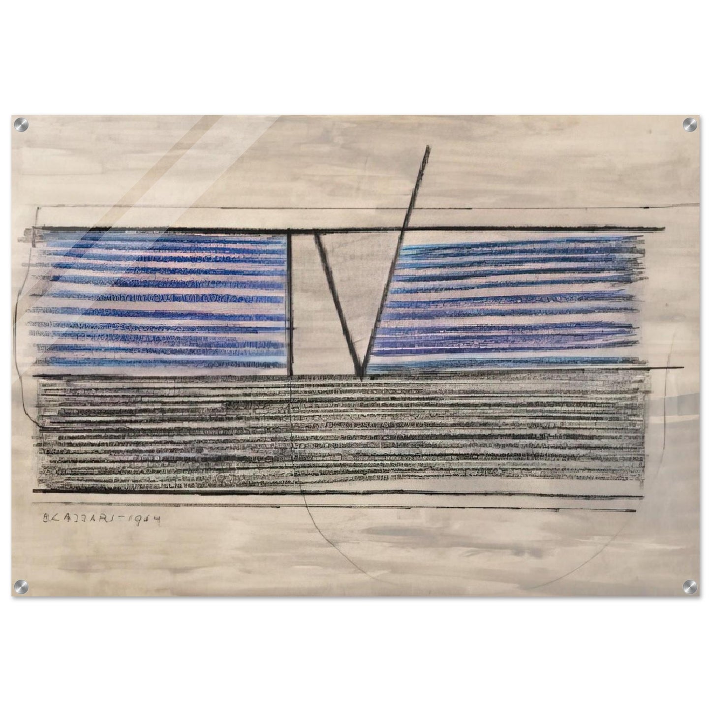 Untitled - 1964 - Bice Lazzari Acrylic Print - 70x100 cm / 28x40″ inches