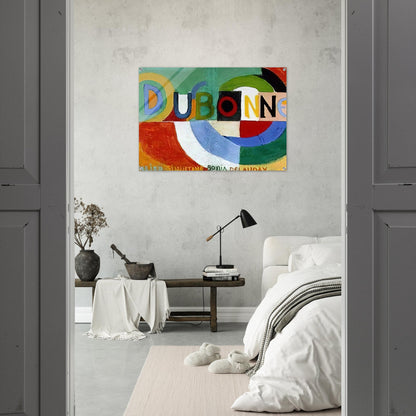 DUBONNET - Sonia Delaunay Acrylic Print - 70x100 cm / 28x40″ inches