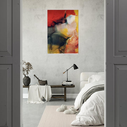 Lotus - Paul Jenkins Brushed Aluminum Print - 70x100 cm / 28x40 inches | Paul Jenkins Aluminum Print | Paul Jenkins Prints