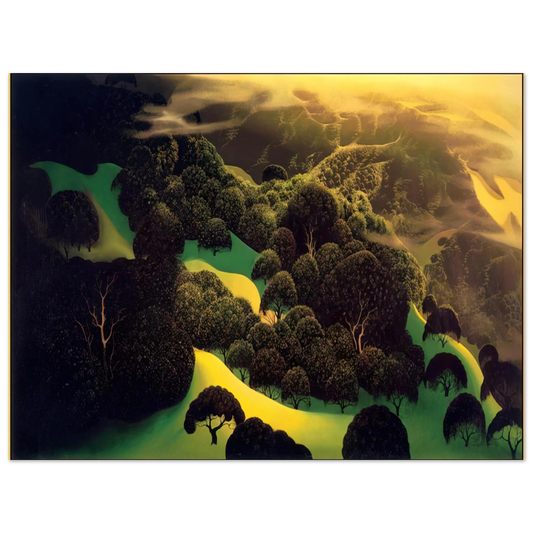 Eyvind Earle - Deep Wilderness  75x100 cm / 30x40inches Fine Art Poster