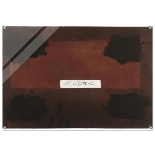 PASTED CLOTH 1976 - Antoni Tapies Acrylic Print - 70x100 cm / 28x40″ inches