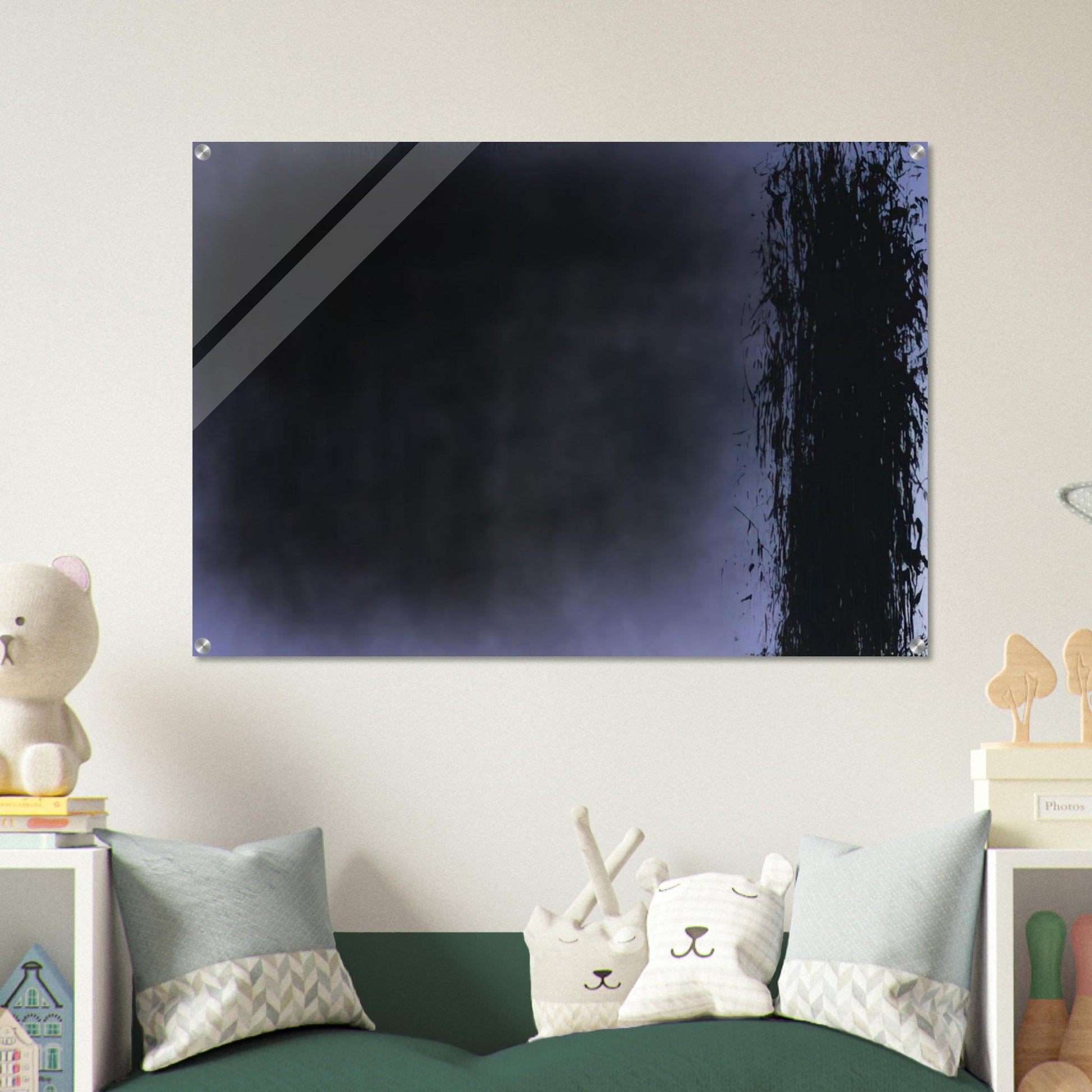 Untitled T1980-K5 - 1980 - Hans Hartung Acrylic Print - 70x100 cm / 28x40″ inches