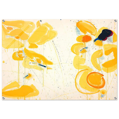 Untitled  Yellow  - Sam Francis Acrylic Print - 70x100 cm / 28x40″ inches