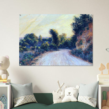 Road near Giverny - claude monet Acrylic Print - 70x100 cm / 28x40″ inches