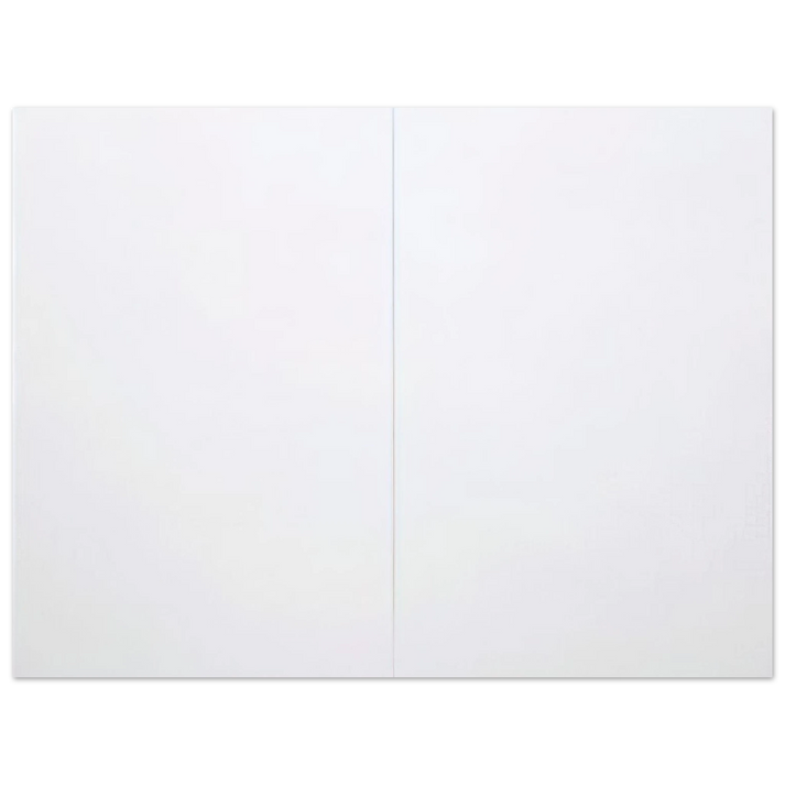Wall artRobert Rauschenberg - WHITE PAINTING TWO PANEL 1951  75x100 cm / 30x40inches Fine Art Poster