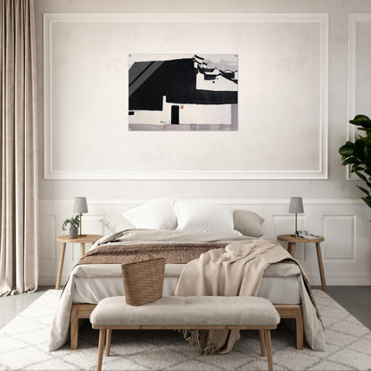 A Big Manor - 2001 - Wu Guanzhong Acrylic Print - 70x100 cm / 28x40″ inches