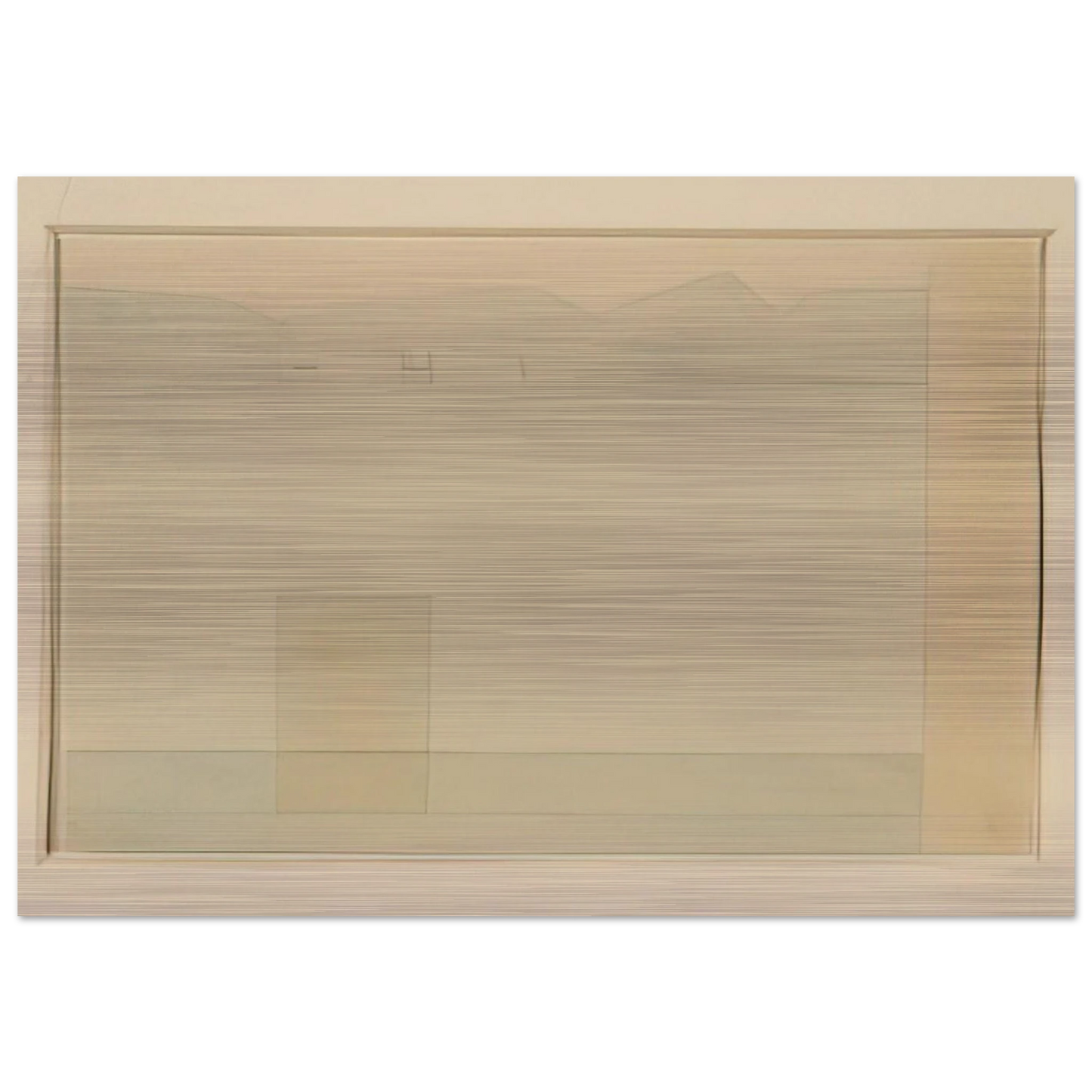 Lago d'Orta - 1956 - Antonio Calderara Brushed Aluminum Print - 70x100 cm / 28x40 inches | Antonio Calderara Aluminum Print | Antonio Calderara Prints