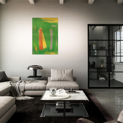 RITMICO 1995 - Esteban Vicente Brushed Aluminum Print - 70x100 cm / 28x40 inches | Esteban Vicente Aluminum Print | Esteban Vicente Prints