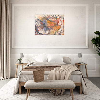 Before the Caves, 1958- - Helen Frankenthaler Acrylic Print - 70x100 cm / 28x40″ inches | Helen Frankenthaler Wall Art | Helen Frankenthaler Prints