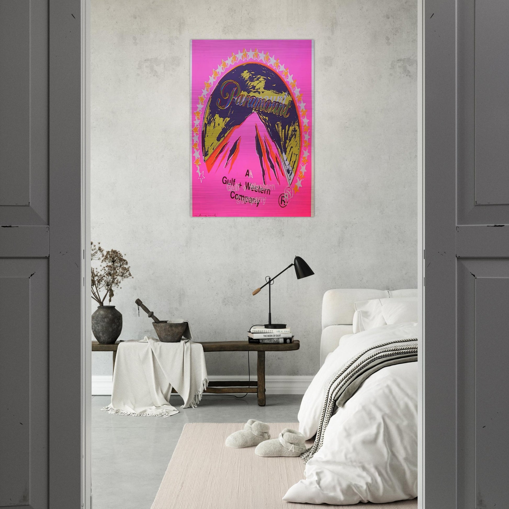 Paramount - Andy Warhol Brushed Aluminum Print - 70x100 cm / 28x40 inches | Andy Warhol Aluminum Print | Andy Warhol Prints