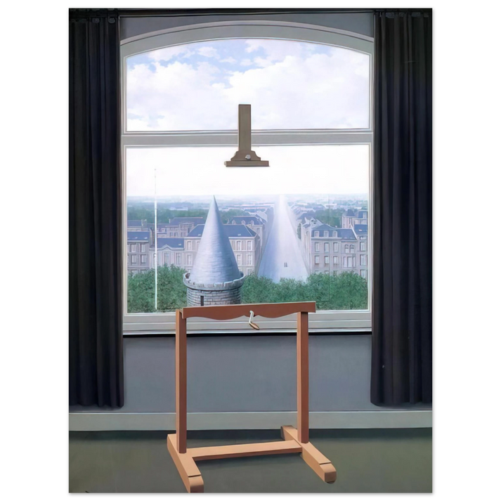 Rene Magritte - WHERE EUCLIDE WALKED 1955  75x100 cm / 30x40inches Fine Art Poster