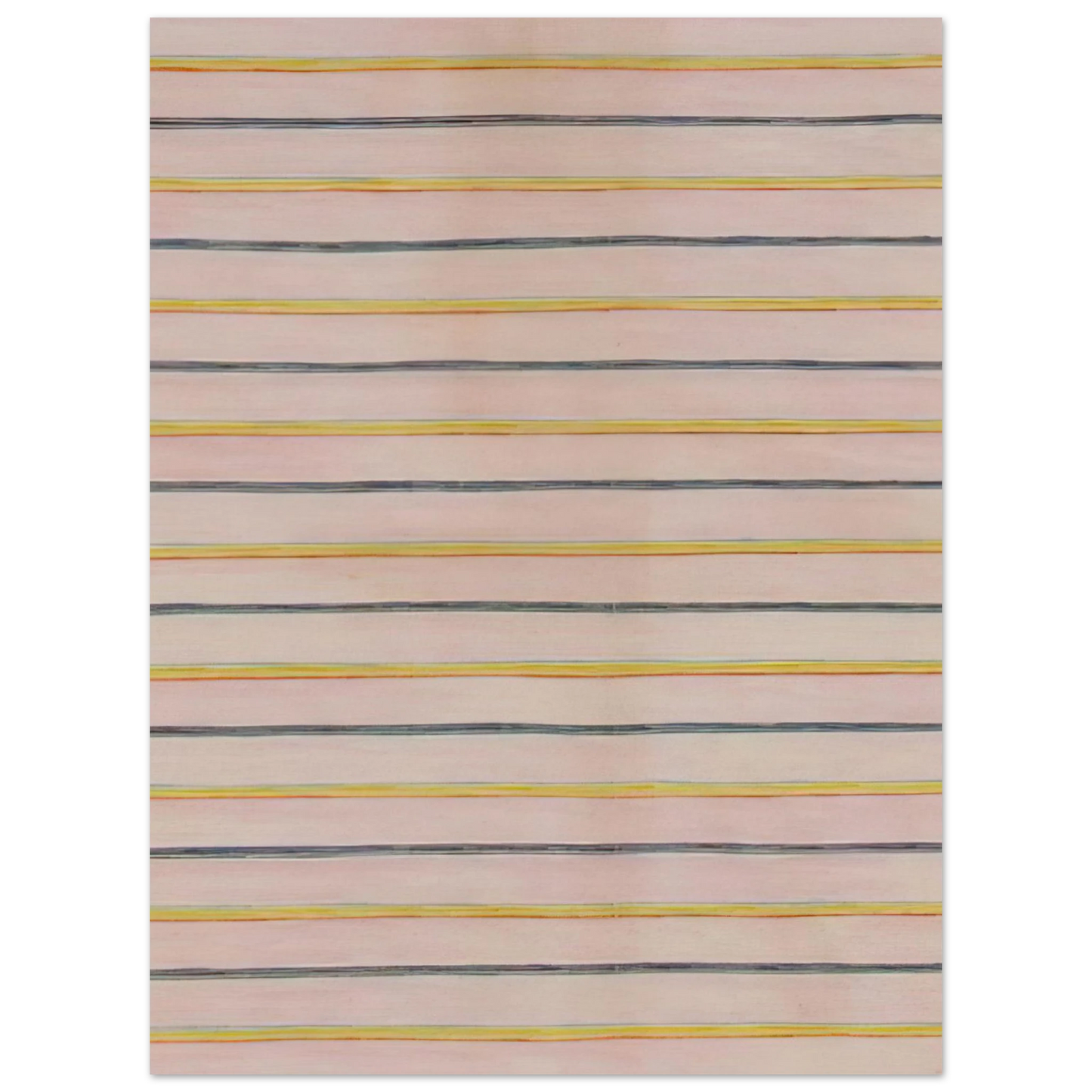 Gene Davis - Pin Stripes - 1960  75x100 cm / 30x40inches Fine Art Poster