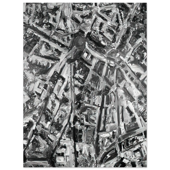 Gerhard Richter - TOWNSCAPE PL 1970  75x100 cm / 30x40inches Fine Art Poster