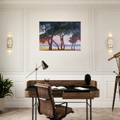 Juan-les-Pins - claude monet Brushed Aluminum Print - 70x100 cm / 28x40 inches | claude monet Aluminum Print | claude monet Prints