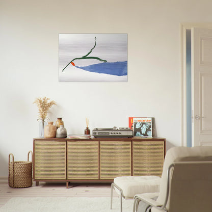 A Little Zen - 1970 - Helen Frankenthaler Brushed Aluminum Print - 70x100 cm / 28x40 inches | Helen Frankenthaler Aluminum Print | Helen Frankenthaler Prints