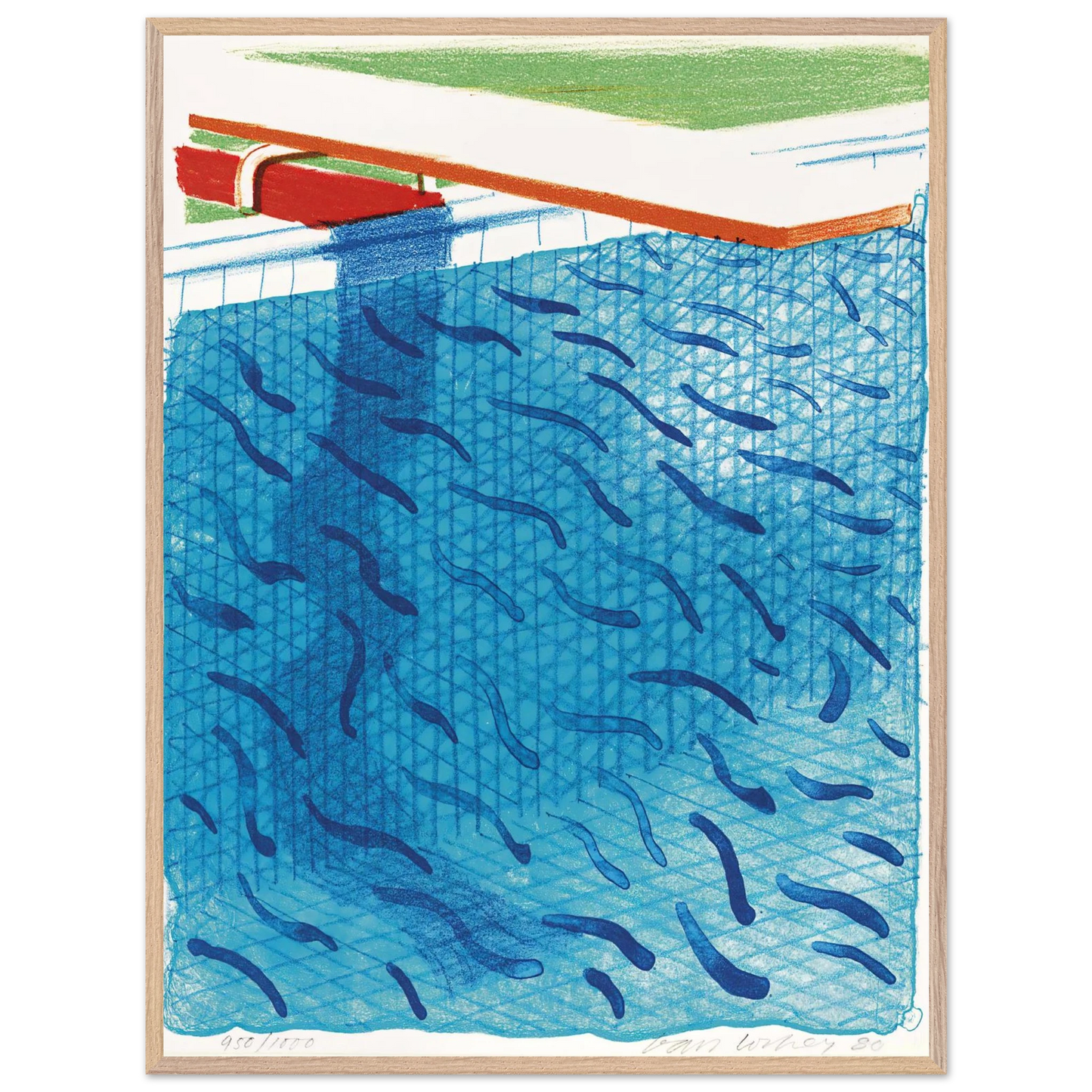 David Hockney - David Hockney Wall art - 27x35 cm / 11x14 inches - Fine Art Poster-canvas - -